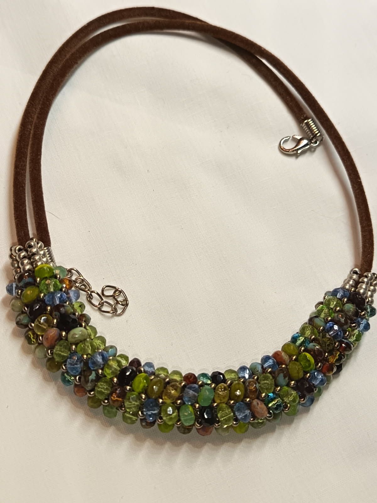 Colourful finished jewellery