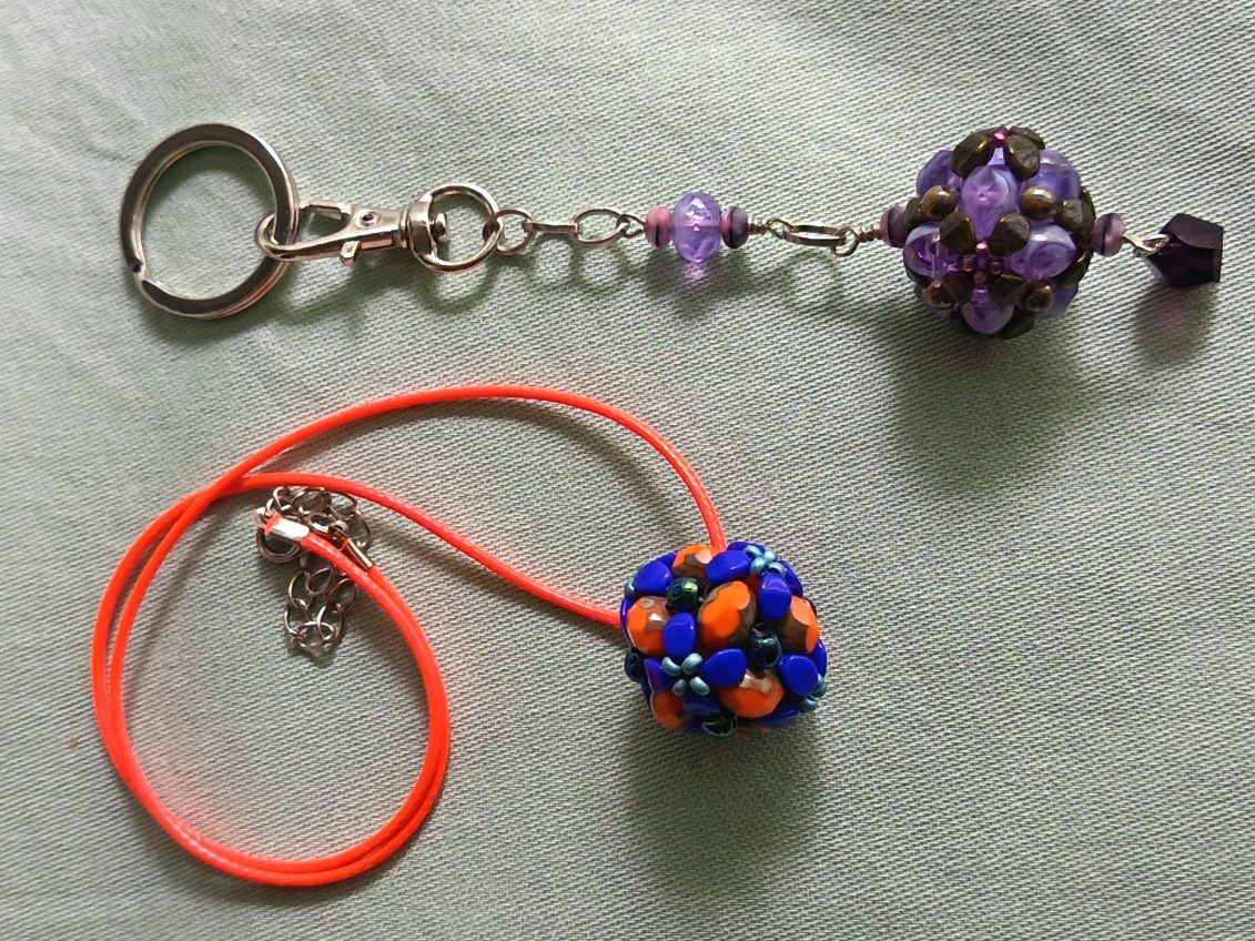 Workshop jewellery on a table