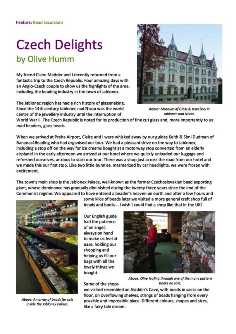 Czech Delights article page 1
