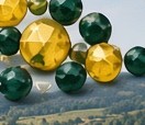 Strands and jars of Czech glass beads
