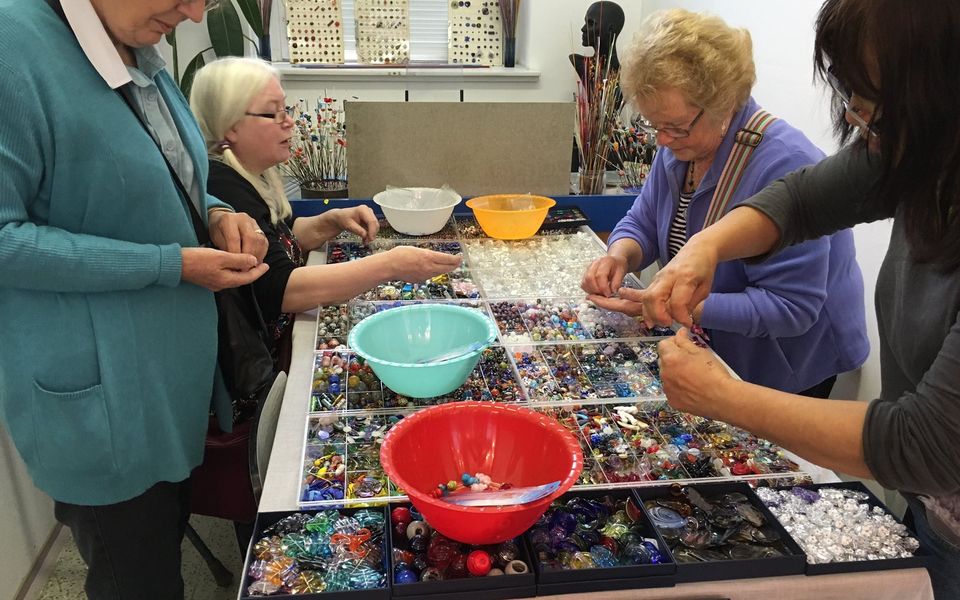 Tour group on a Bananas4Beading holiday