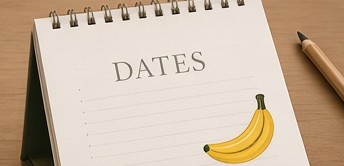 A desk calendar